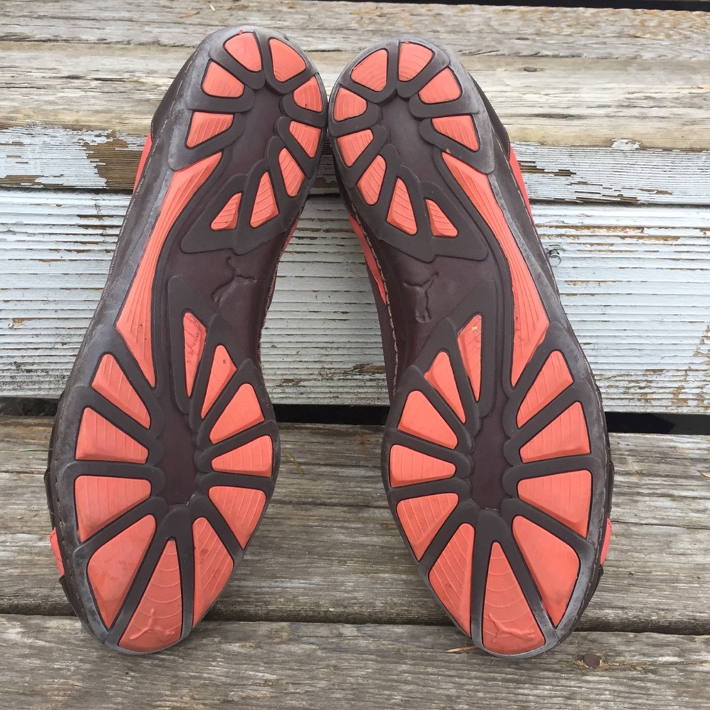 PUMA pink & brown comfort flats - Picture 5 of 6